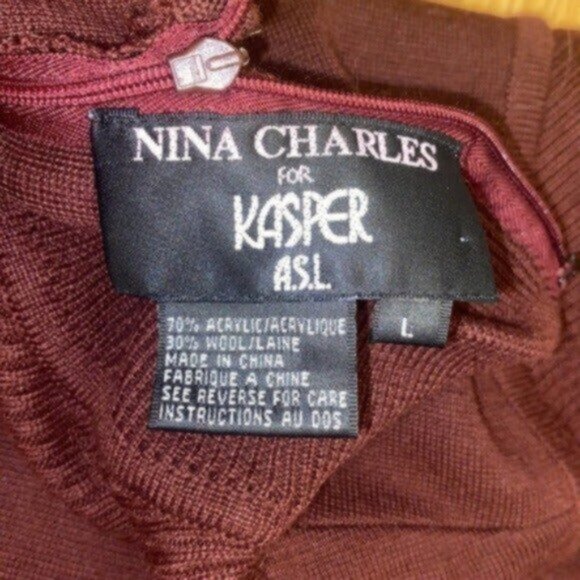 Nina Charles for Kasper Dress Button Down Dress - Picture 2 of 2
